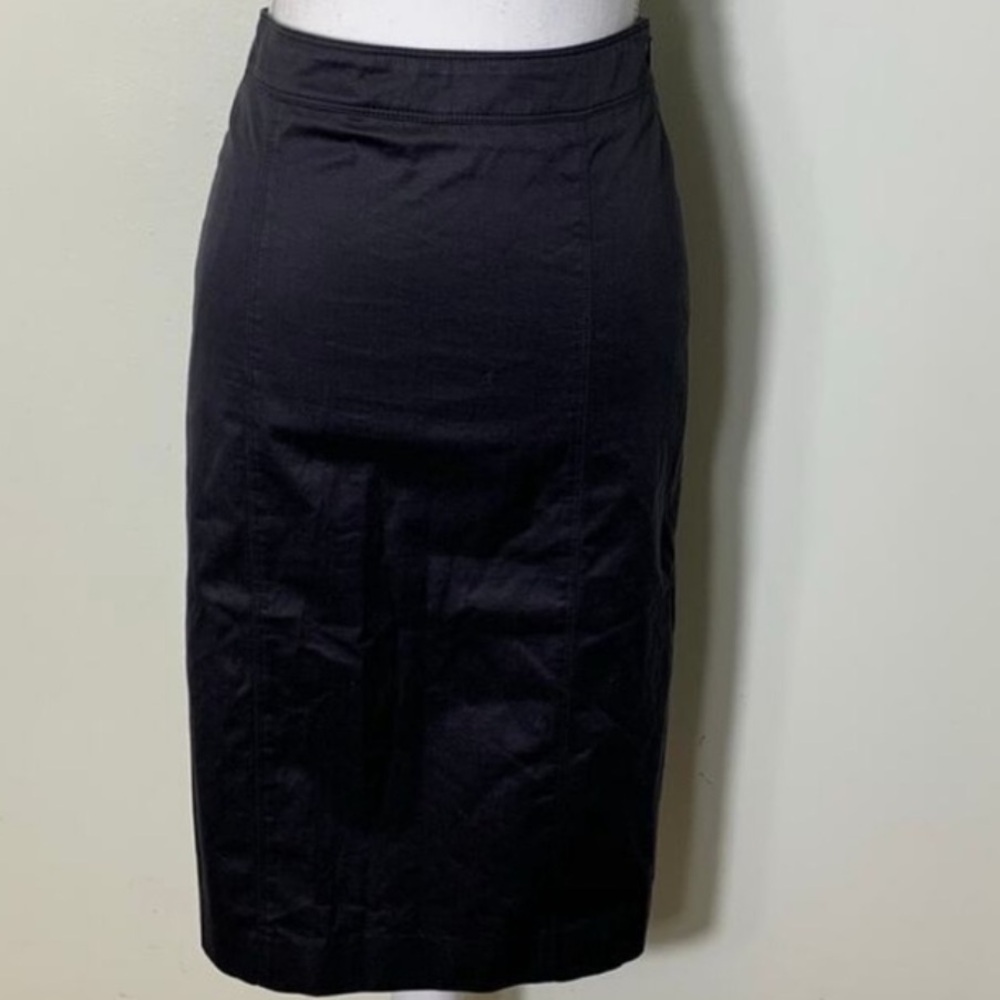 Burberry midi skirt; quiet luxury